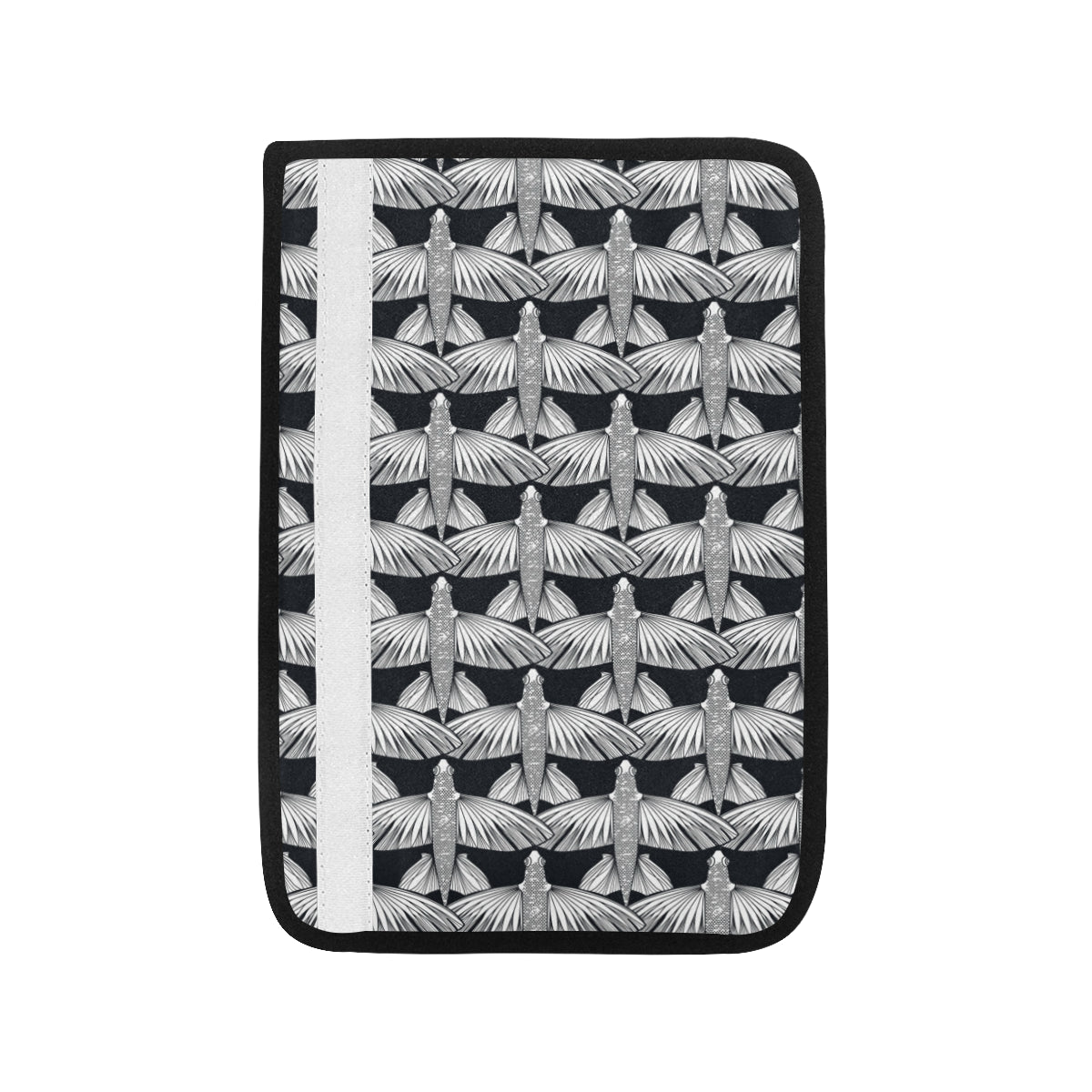 Flying Fish Pattern Print Design 03 Car Seat Belt Cover