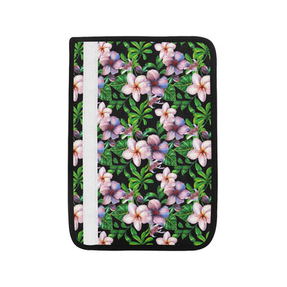 Plumeria Pattern Print Design PM01 Car Seat Belt Cover