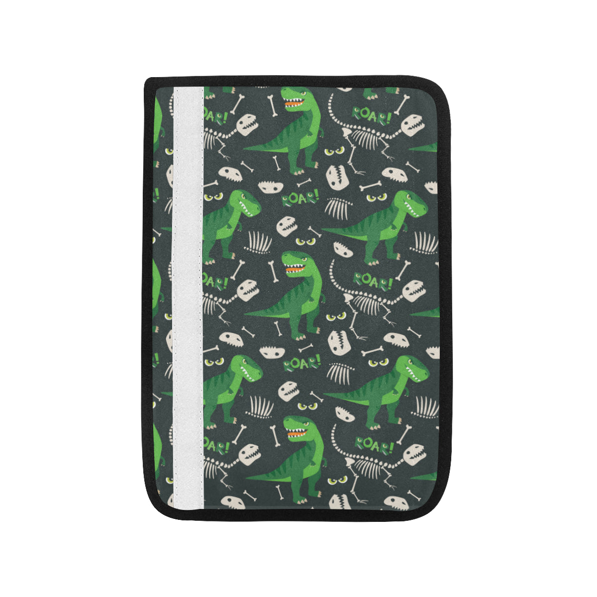T Rex Pattern Print Design A05 Car Seat Belt Cover