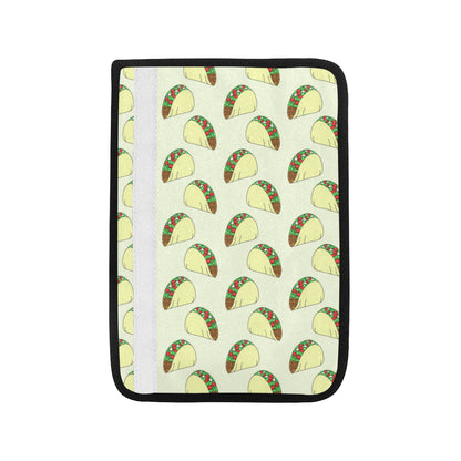 Taco Pattern Print Design TC05 Car Seat Belt Cover