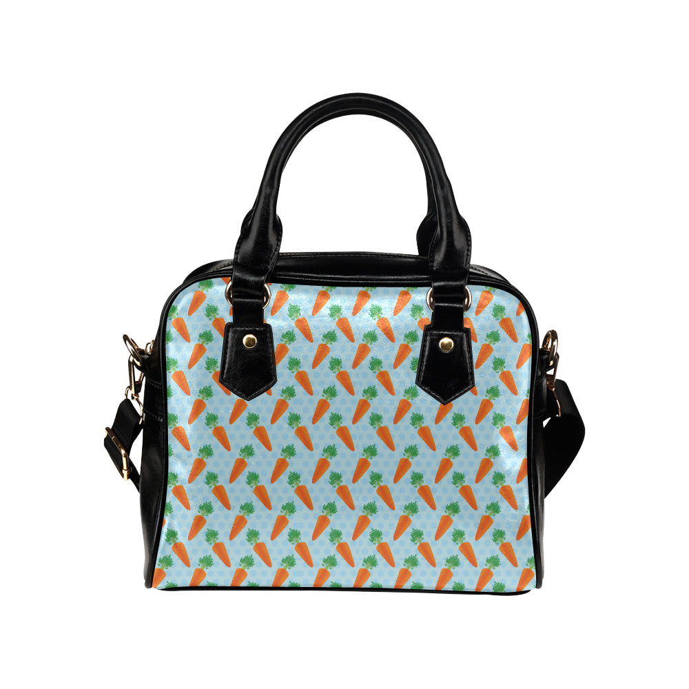 Carrot Pattern Print Design 01 Shoulder Handbag