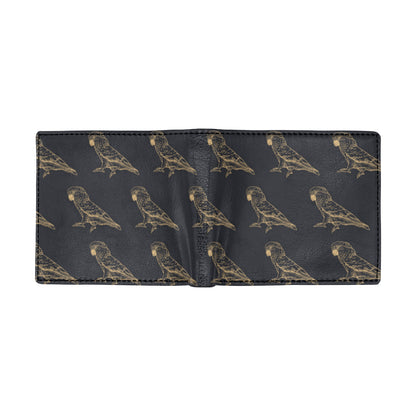Parakeet Pattern Print Design A04 Men's ID Card Wallet