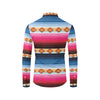 Mexican Pattern Print Design 03 Men's Long Sleeve Shirt