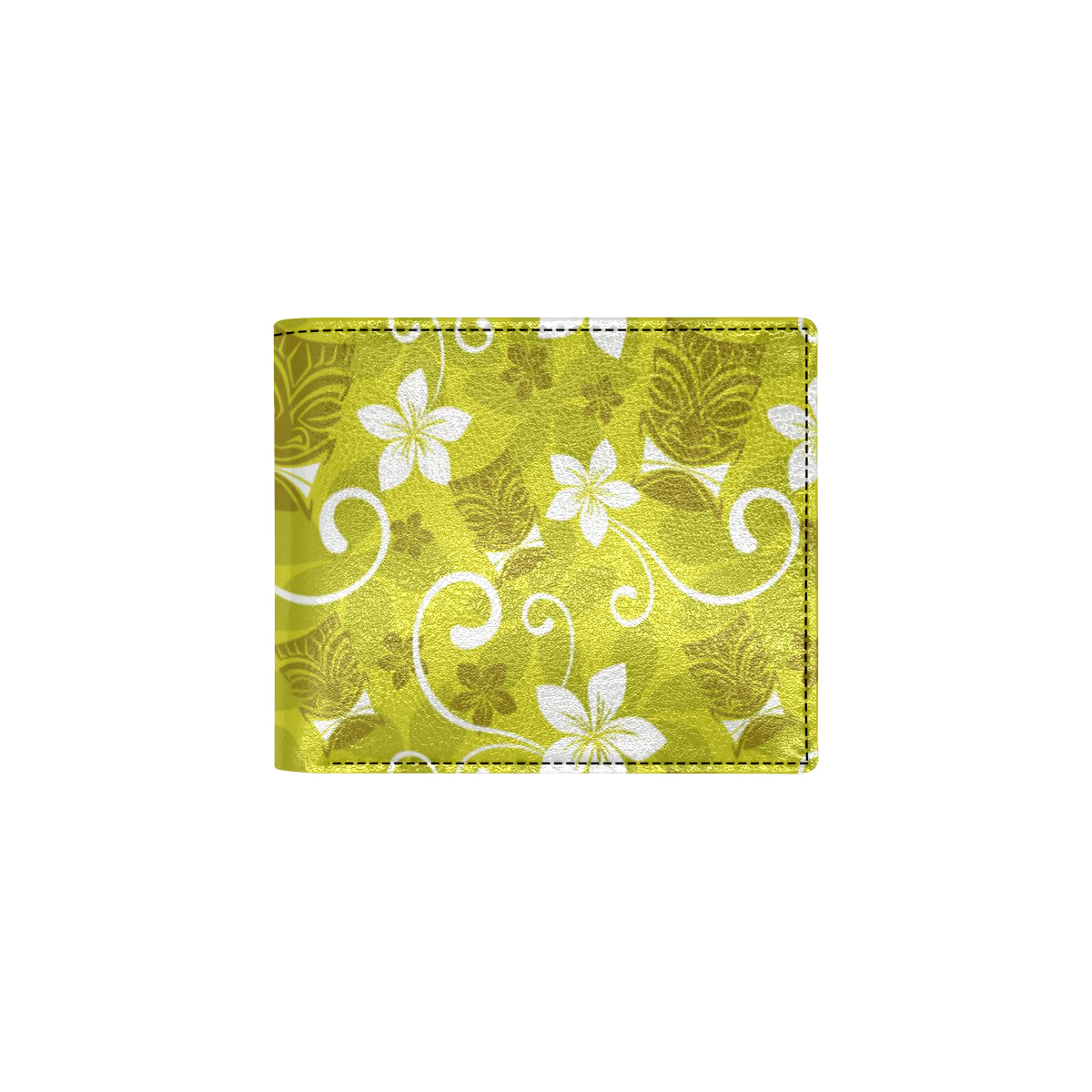 Hawaiian Themed Pattern Print Design H019 Men's ID Card Wallet
