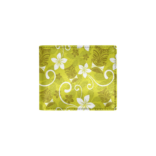 Hawaiian Themed Pattern Print Design H019 Men's ID Card Wallet