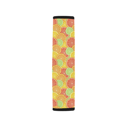 Grapefruit Pattern Print Design GF01 Car Seat Belt Cover
