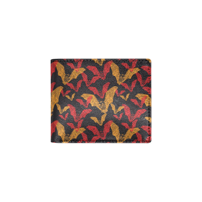 Bat Pattern Print Design 01 Men's ID Card Wallet