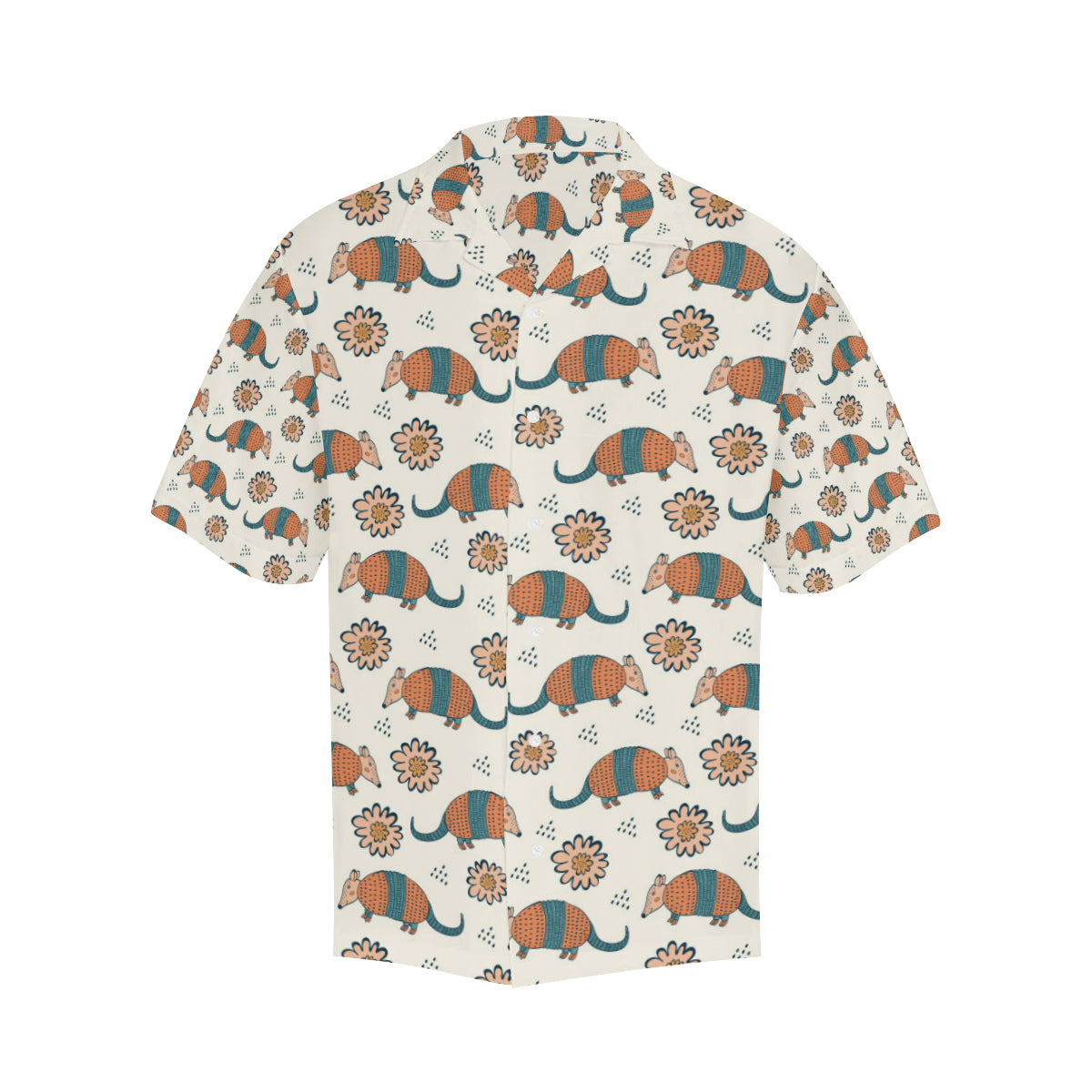 Armadillo Pattern Print Design 02 Men's Hawaiian Shirt