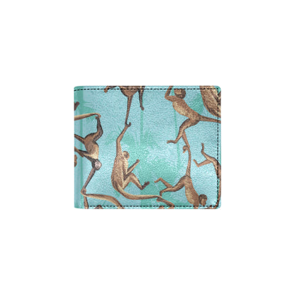 Monkey Pattern Print Design 04 Men's ID Card Wallet