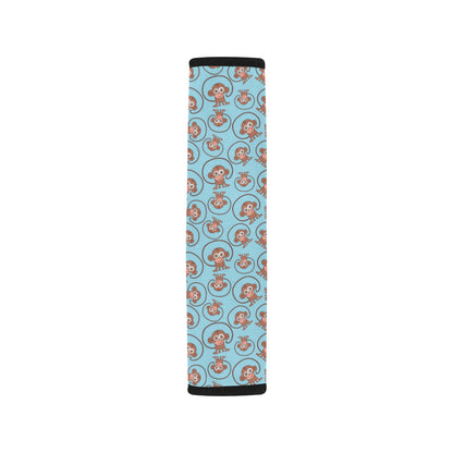 Monkey Cute Design Themed Print Car Seat Belt Cover