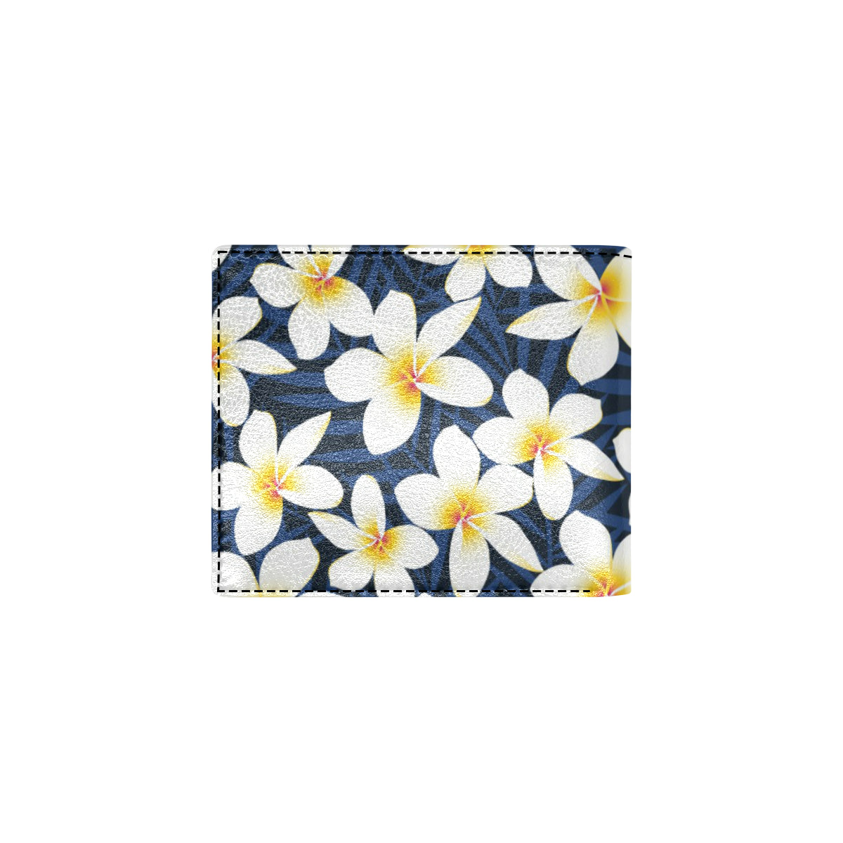 Plumeria Pattern Print Design PM026 Men's ID Card Wallet