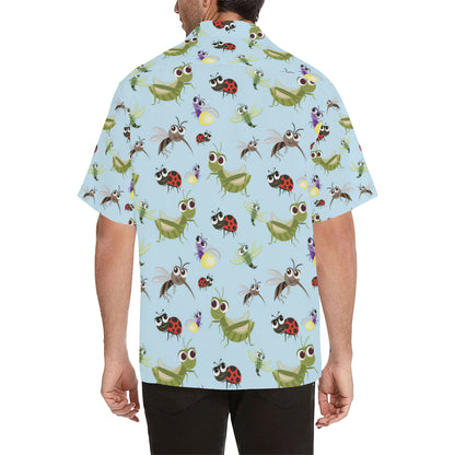 Ladybug Pattern Print Design 01 Men's Hawaiian Shirt