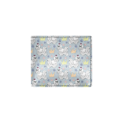 Maltese Pattern Print Design 04 Men's ID Card Wallet