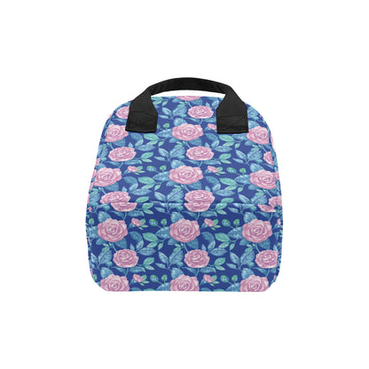 Camellia Pattern Print Design CM05 Insulated Lunch Bag