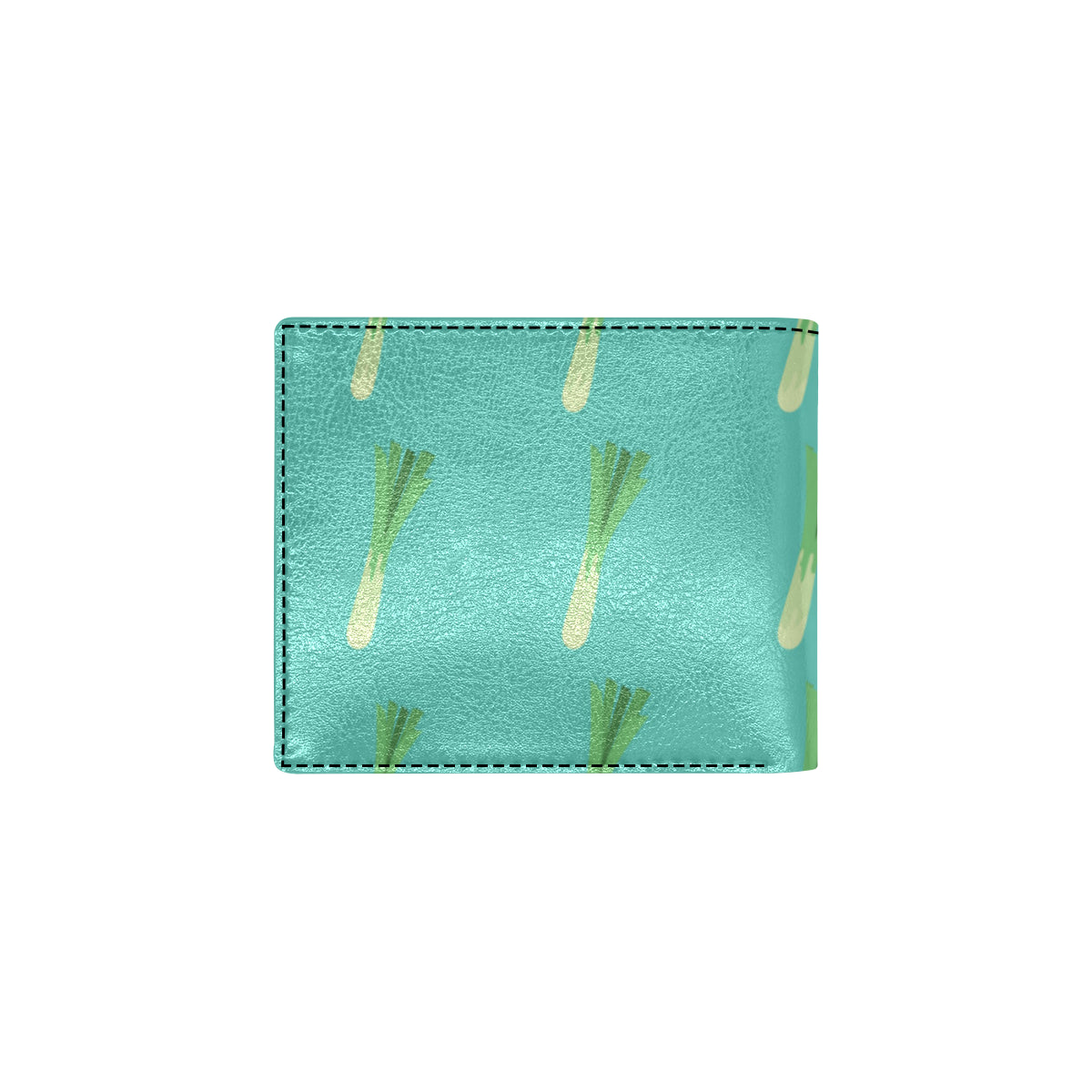 Leek Pattern Print Design 01 Men's ID Card Wallet