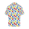 Autism Awareness Pattern Print Design 04 Men's Hawaiian Shirt