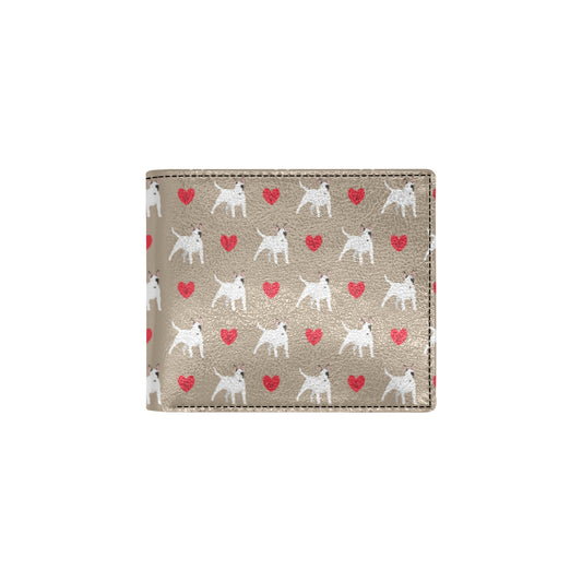Bull Terriers Pattern Print Design 01 Men's ID Card Wallet