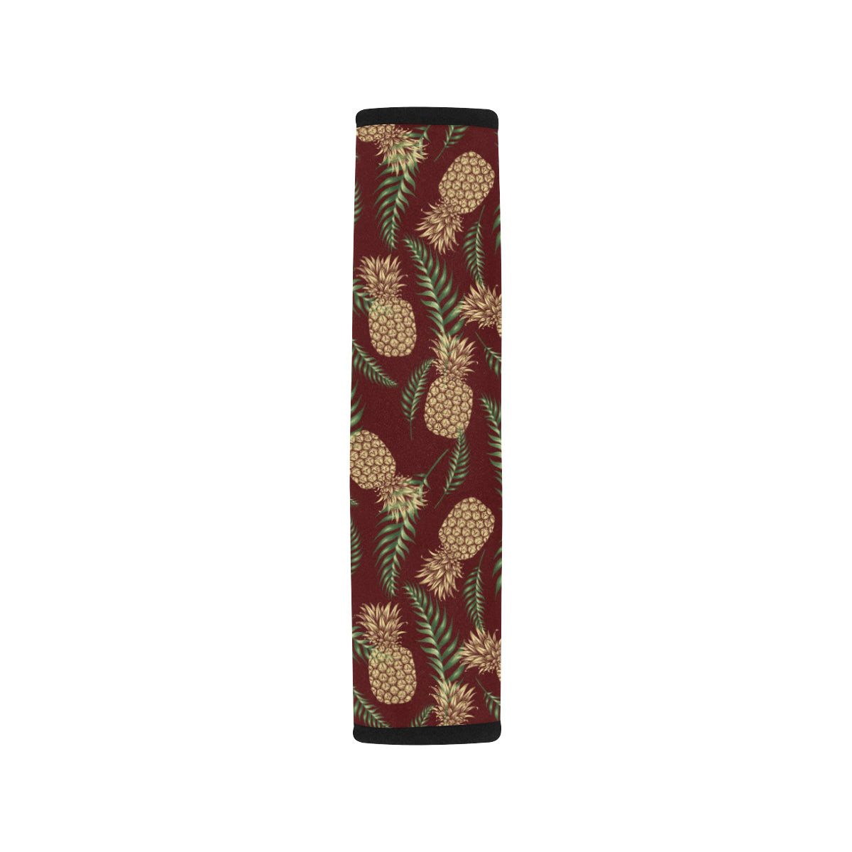 Pineapple Pattern Print Design PP013 Car Seat Belt Cover