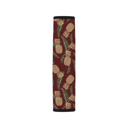 Pineapple Pattern Print Design PP013 Car Seat Belt Cover