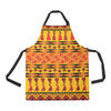 African Pattern Print Design 01 Apron with Pocket