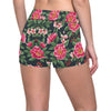 Summer Floral Pattern Print Design SF06 Yoga Shorts