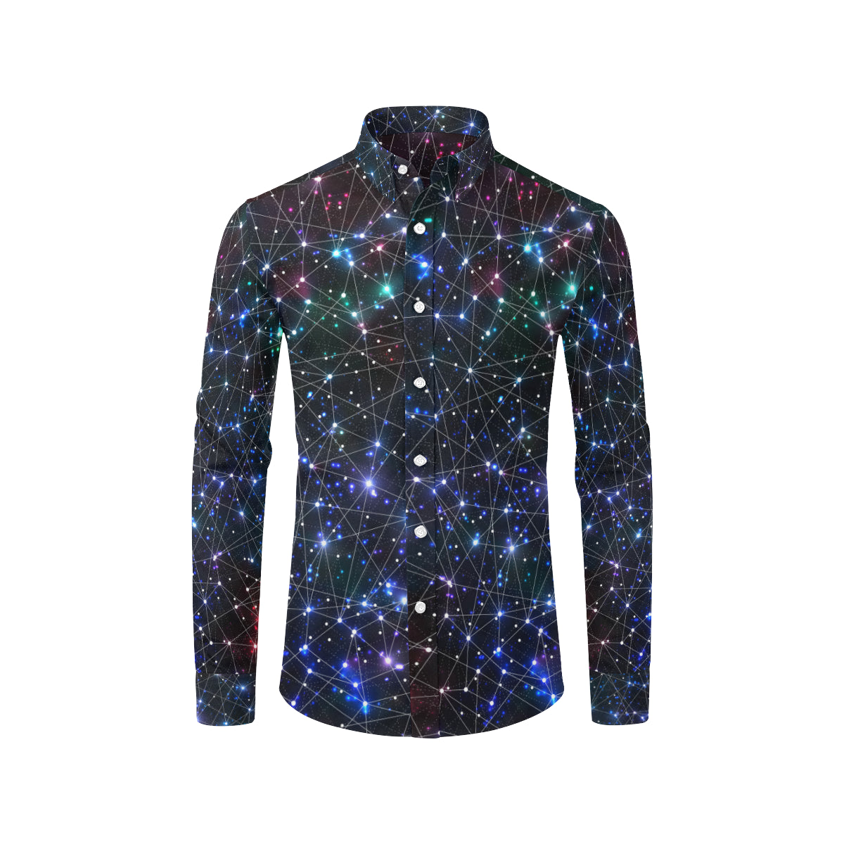Cosmic Pattern Print Design 01 Men's Long Sleeve Shirt