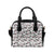 Cow Pattern Print Design 02 Shoulder Handbag