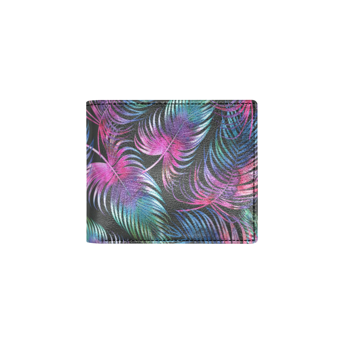 Palm Leaves Pattern Print Design PL010 Men's ID Card Wallet