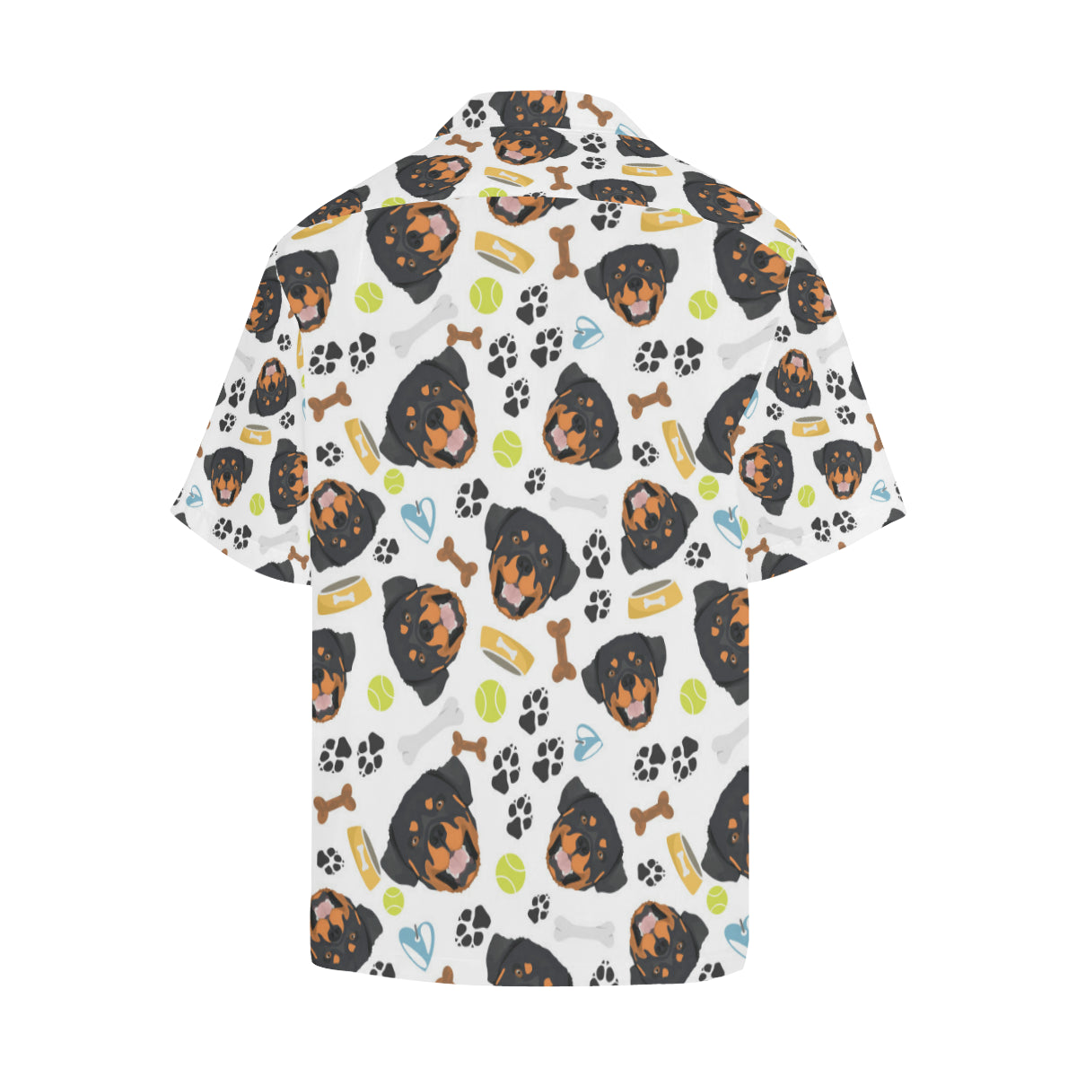 Rottweiler Pattern Print Design A04 Men's Hawaiian Shirt