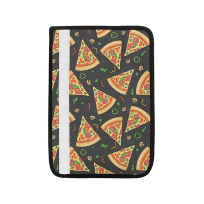 Pizza Pattern Print Design A02 Car Seat Belt Cover