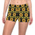 Sunflower Pattern Print Design SF015 Yoga Shorts