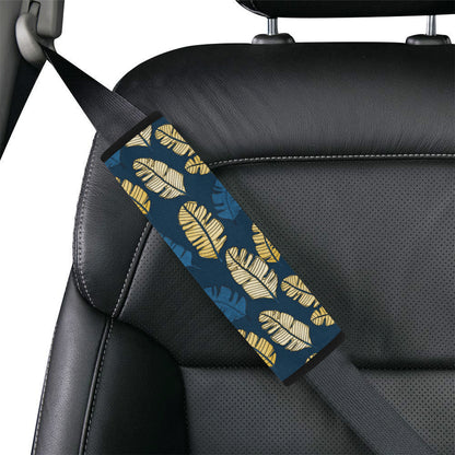 Banana Leaf Pattern Print Design BL09 Car Seat Belt Cover