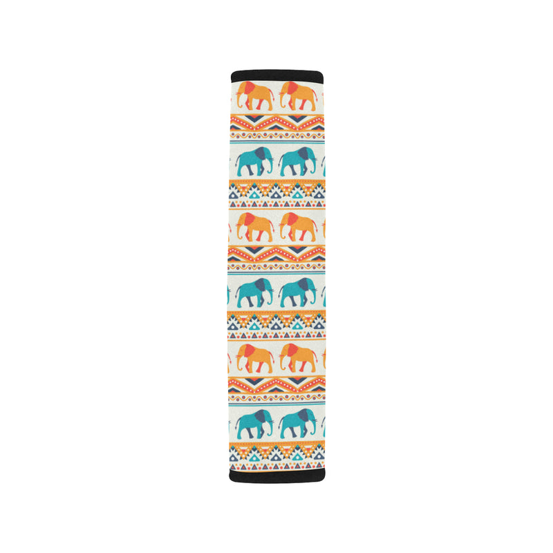 Elephant Aztec Ethnic Print Pattern Car Seat Belt Cover