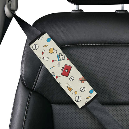 Nurse Pattern Print Design A04 Car Seat Belt Cover