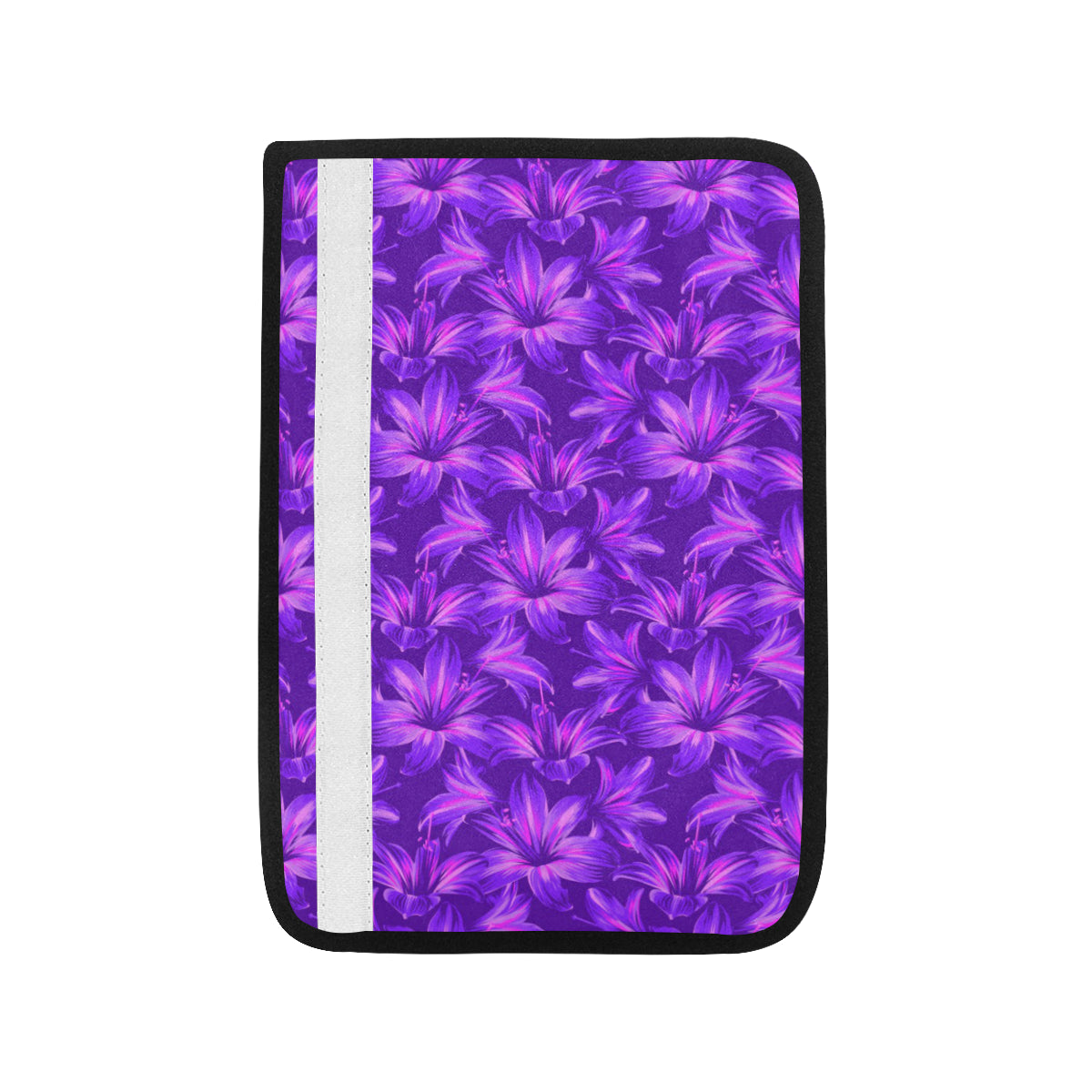 Amaryllis Pattern Print Design AL03 Car Seat Belt Cover