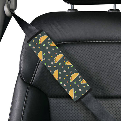 Taco Pattern Print Design TC02 Car Seat Belt Cover