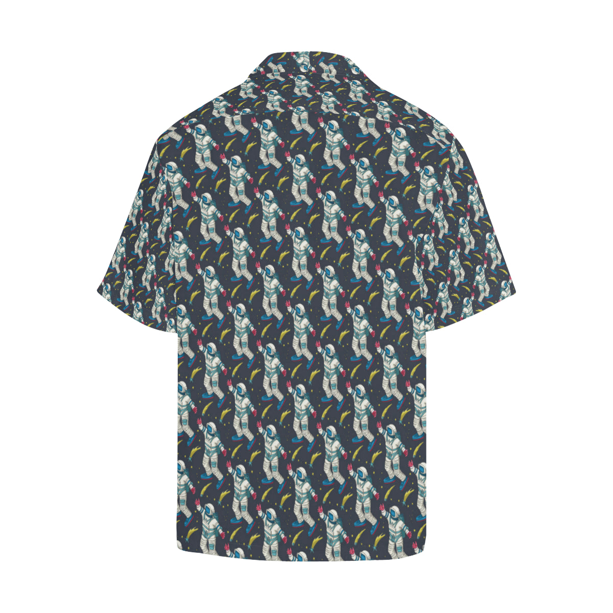 Astronaut Pattern Print Design 04 Men's Hawaiian Shirt