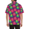 Lotus Pattern Print Design 02 Men's Hawaiian Shirt