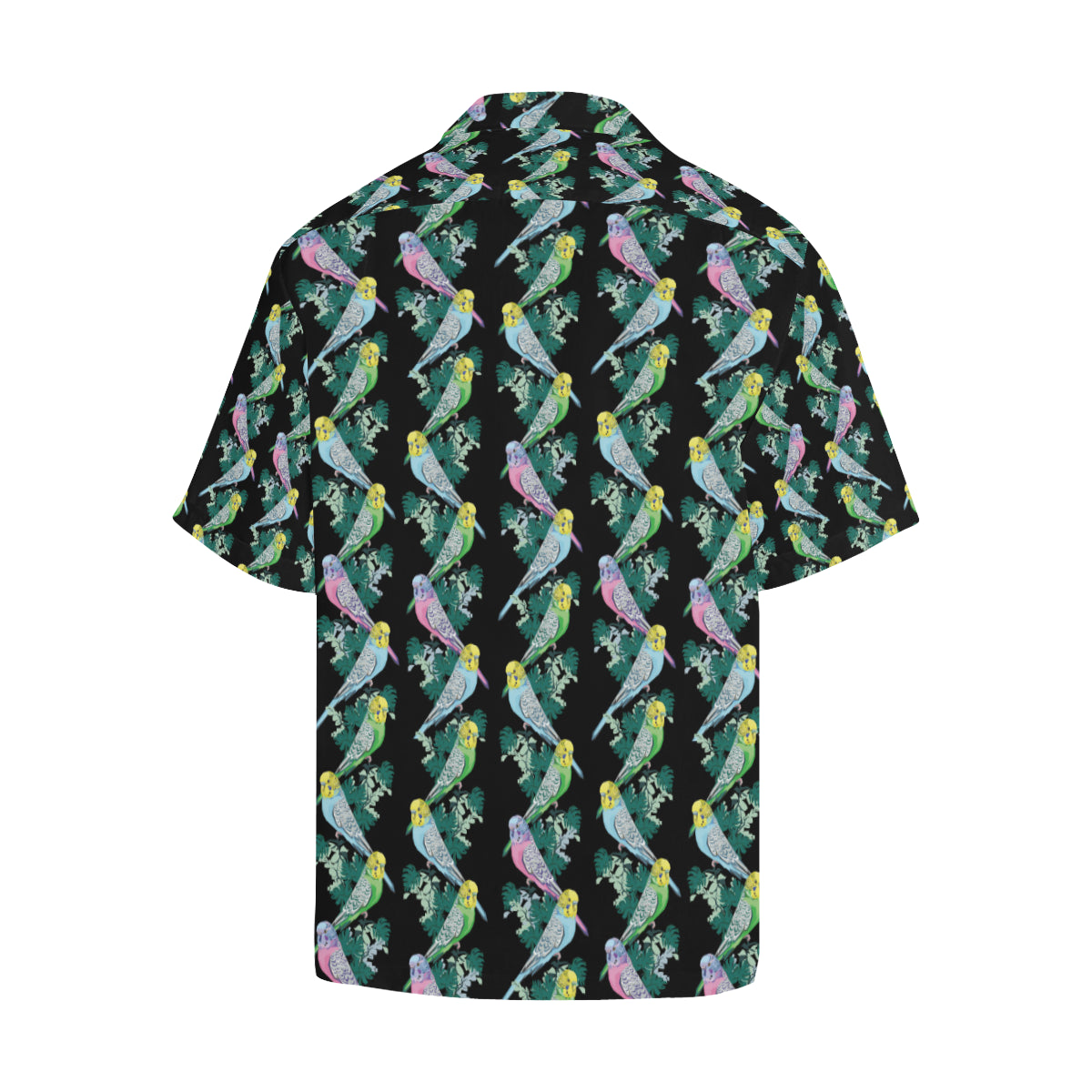 Budgerigar Pattern Print Design 03 Men's Hawaiian Shirt