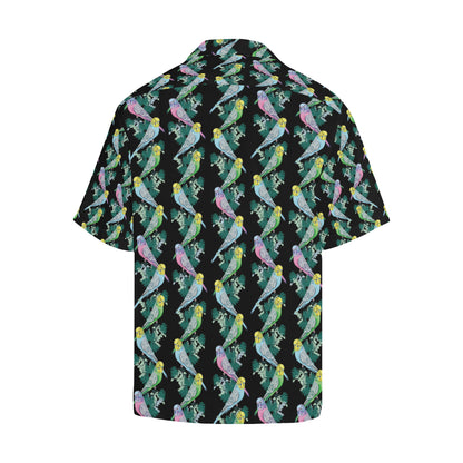 Budgerigar Pattern Print Design 03 Men's Hawaiian Shirt