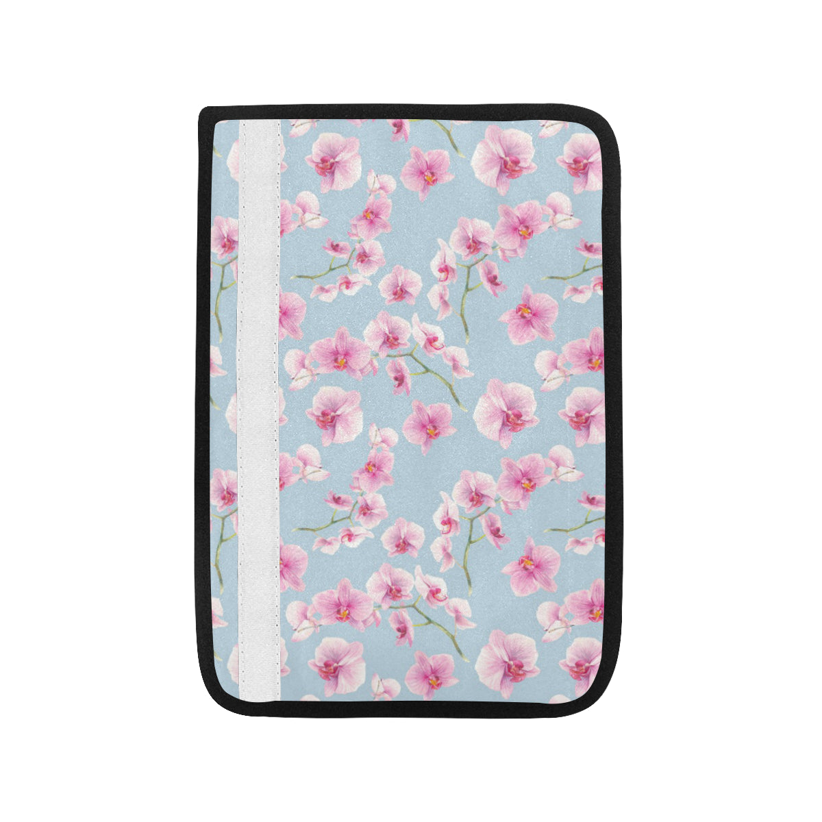 Orchid Pink Pattern Print Design OR01 Car Seat Belt Cover