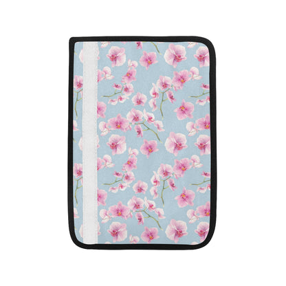 Orchid Pink Pattern Print Design OR01 Car Seat Belt Cover