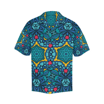 Kaleidoscope Pattern Print Design 04 Men's Hawaiian Shirt