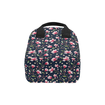 Magnolia Pattern Print Design MAG09 Insulated Lunch Bag