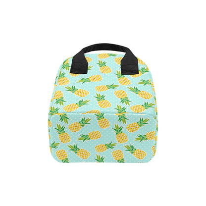 Pineapple Pattern Print Design PP01 Insulated Lunch Bag