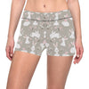 Rabbit Pattern Print Design RB03 Yoga Shorts