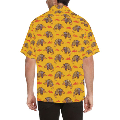 Armadillo Pattern Print Design 03 Men's Hawaiian Shirt