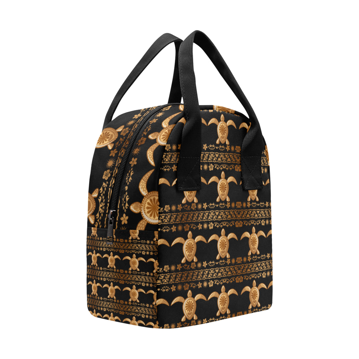 Tribal Sea turtle Polynesian Hawaiian Insulated Lunch Bag