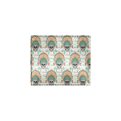 Boho Pattern Print Design 04 Men's ID Card Wallet