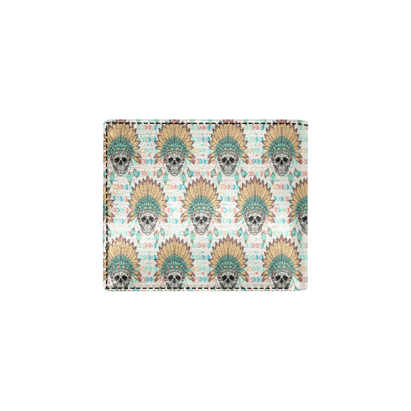 Boho Pattern Print Design 04 Men's ID Card Wallet